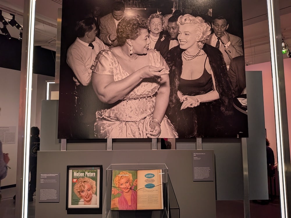Ella Fitzgerald et Marilyn Monroe